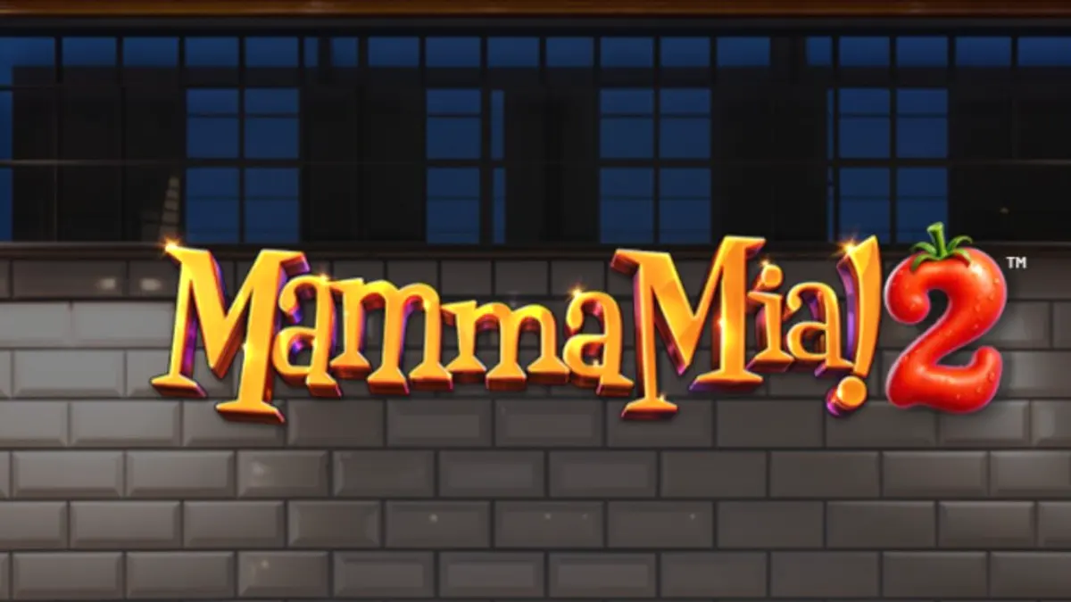 Tampilan visual slot Mamma Mia 2 dengan tema dapur Italia dan Chef Salvatore